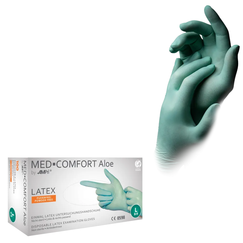 01036-XS Rukavice Med Comfort Aloe latex BP 100/1 XS