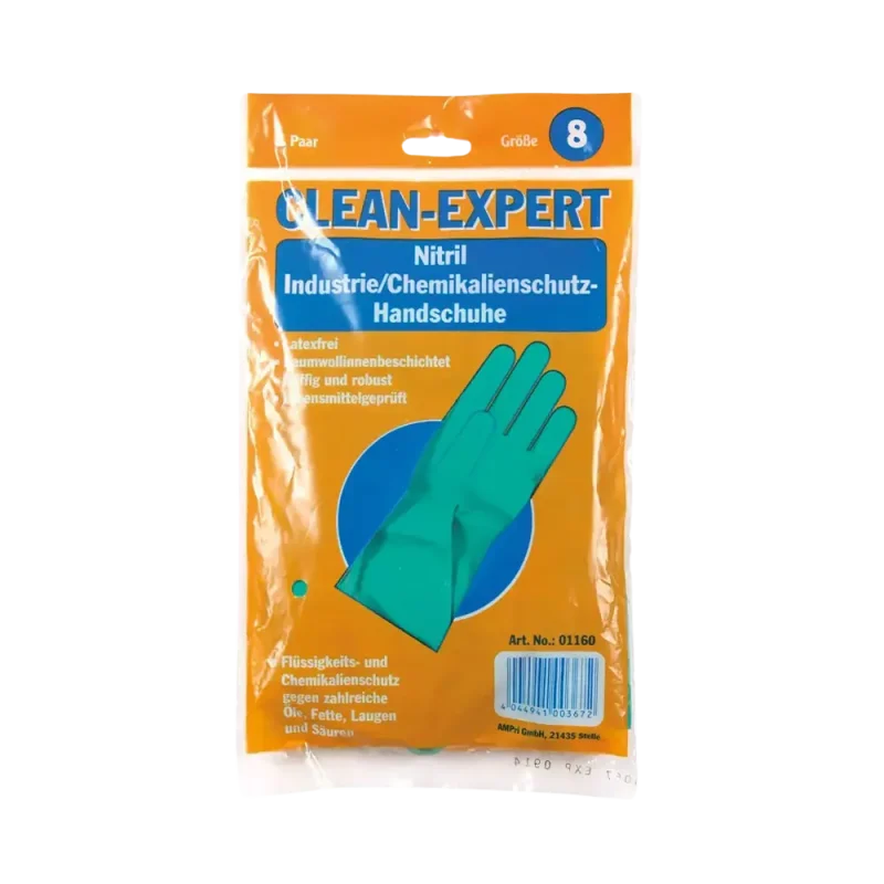 01160-M Rukavice Clean Expert nitril zelene M