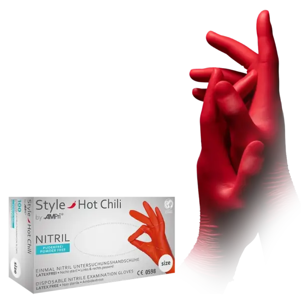 01178-XS Rukavice Style Hot Chilli nitril 100/1 XS