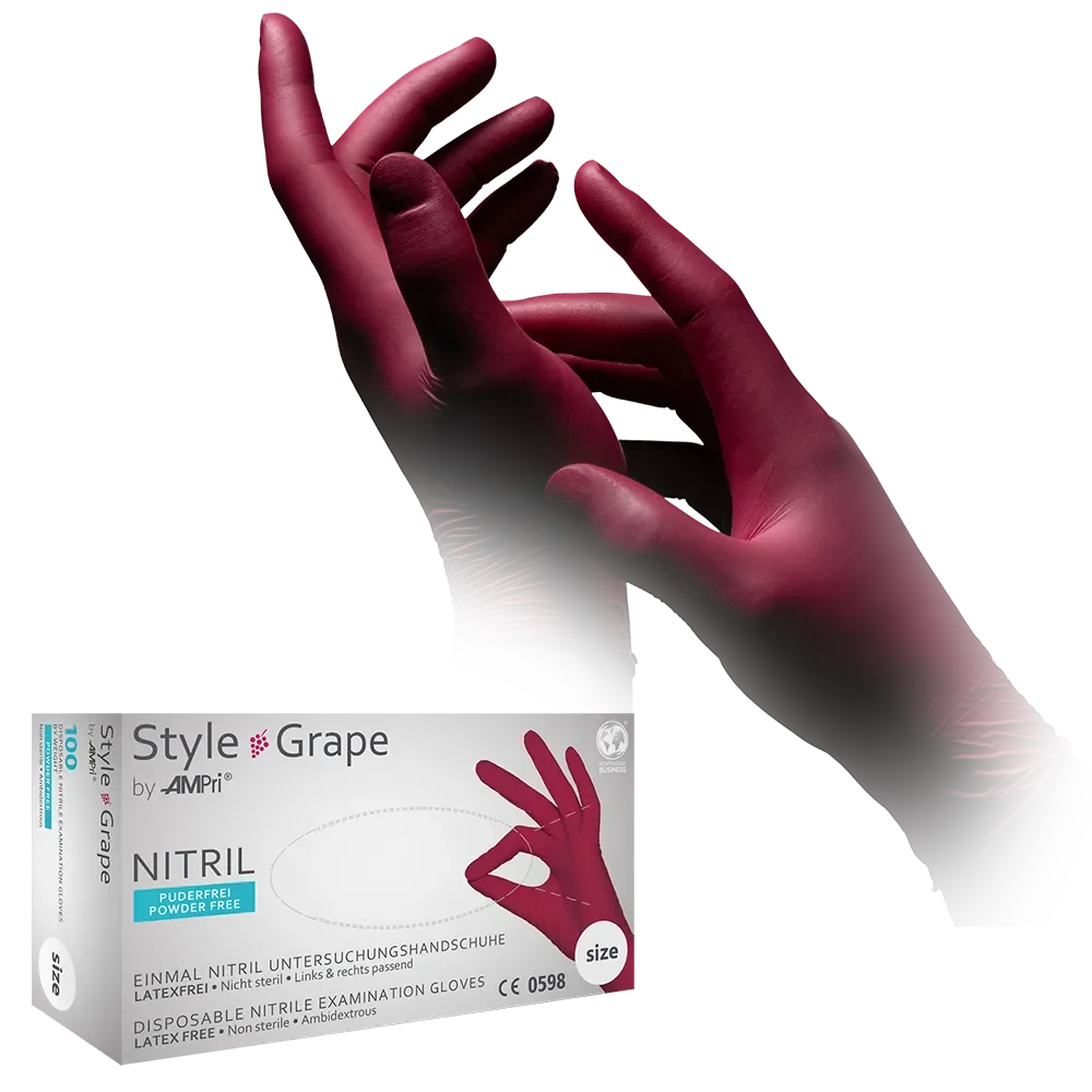 01186-XS Rukavice Style Grape nitril 100/1 XS