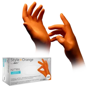 01188-XS Rukavice Style Orange nitril 100/1 XS