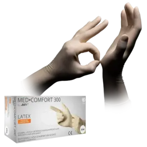 01230-L Rukavice Med Comfort 300 latex BP 100/1 L