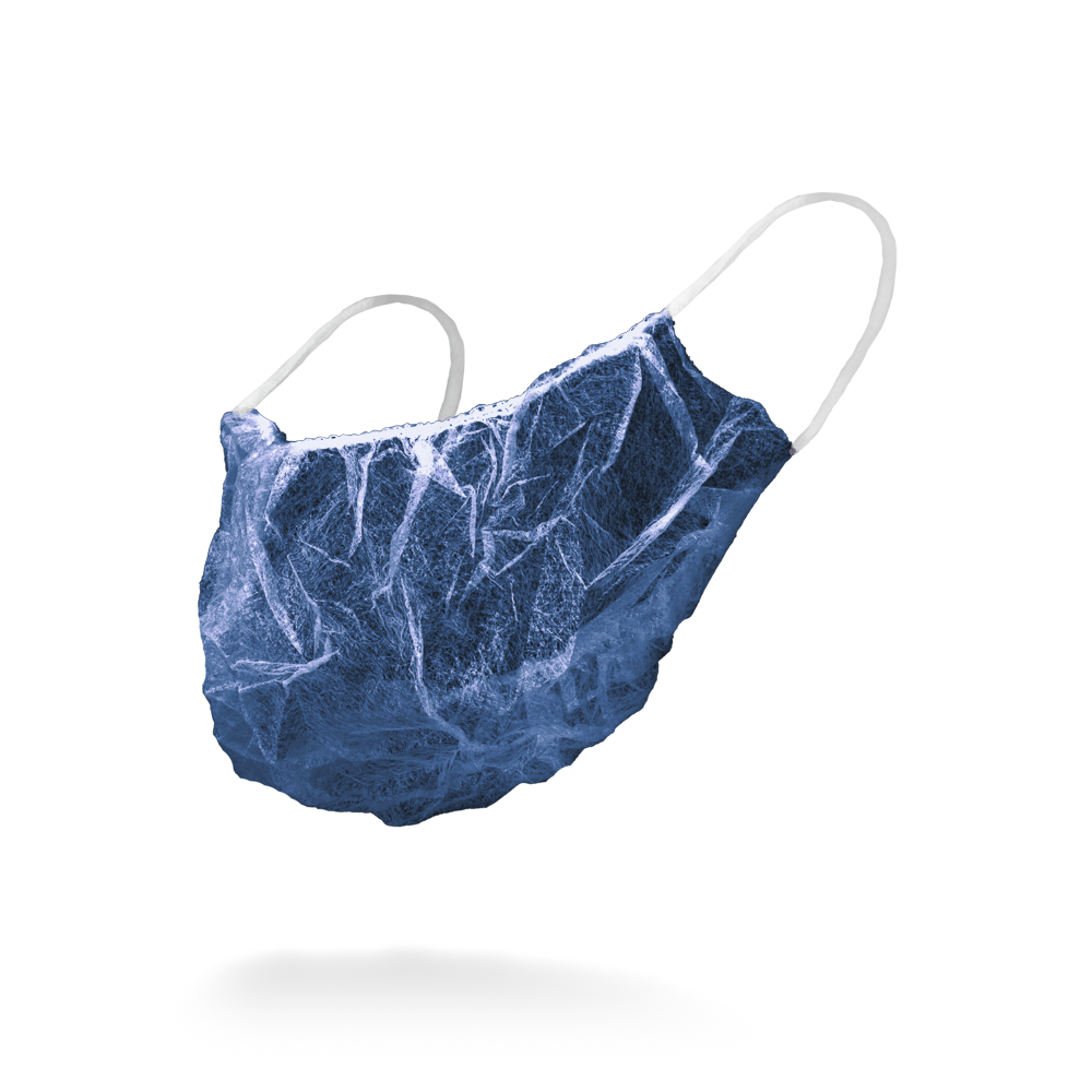 02040-B Maska zaštitna za bradu 100/1 plava