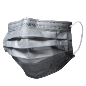 02201-PT Maska Med Comfort  4-slojna  50/1 platinasto siva