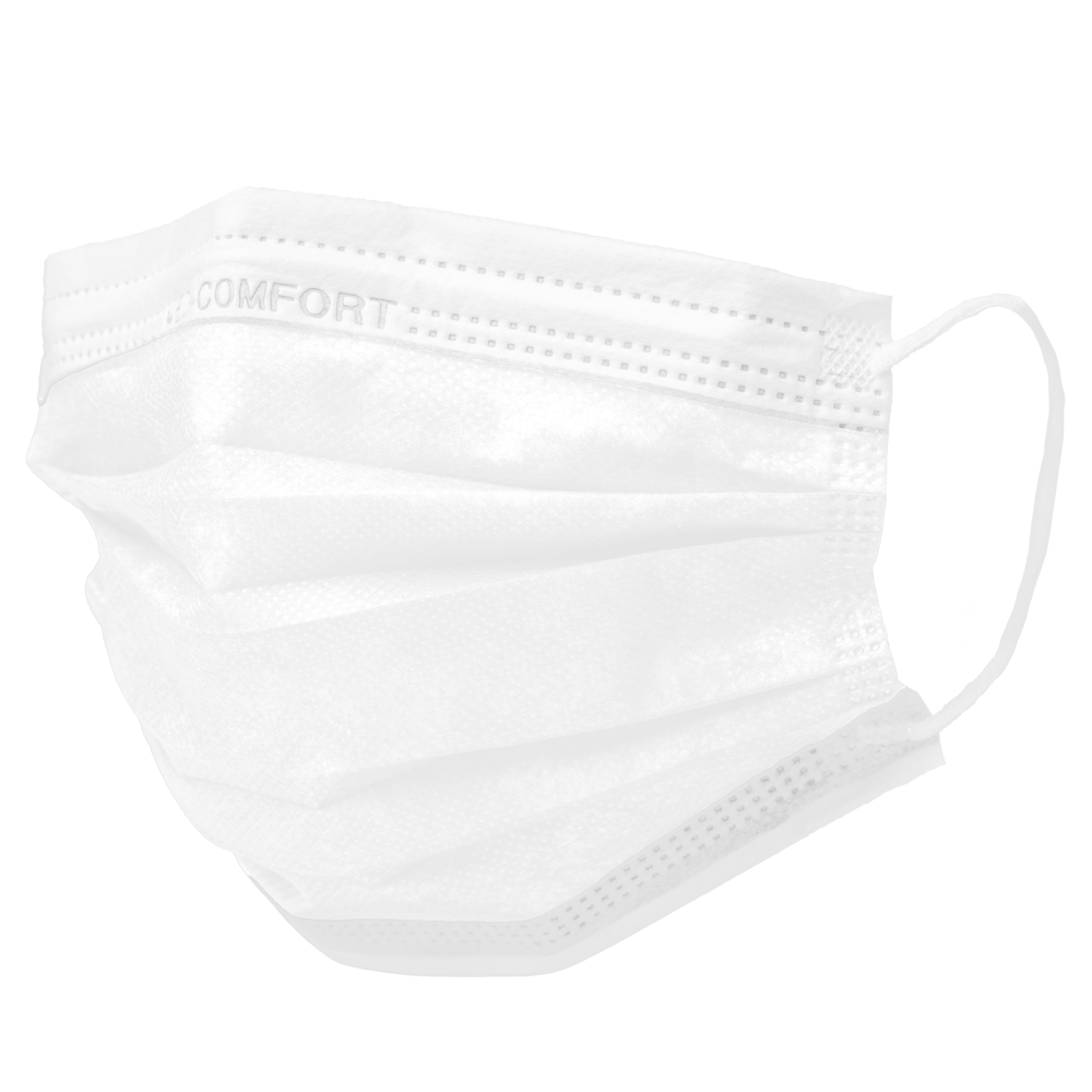 02201-W Maska Med Comfort 3-slojna  50/1 bijela