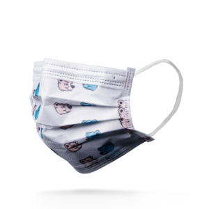 02501 Maska Happy Kids 3-slojna 50/1 medvjedići