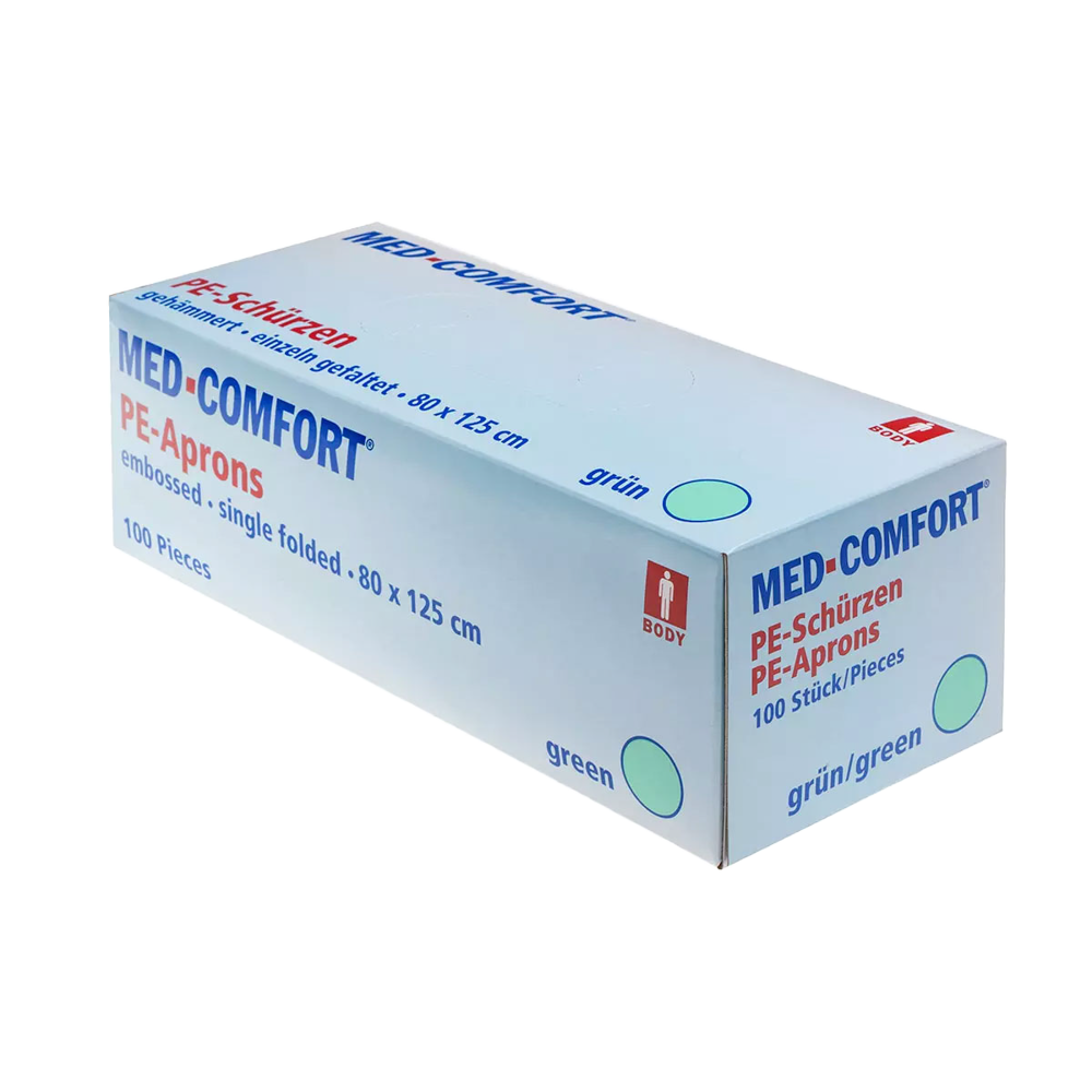 05021-G-BOX Pregača PE light 80x125 cm, zelena 100/1