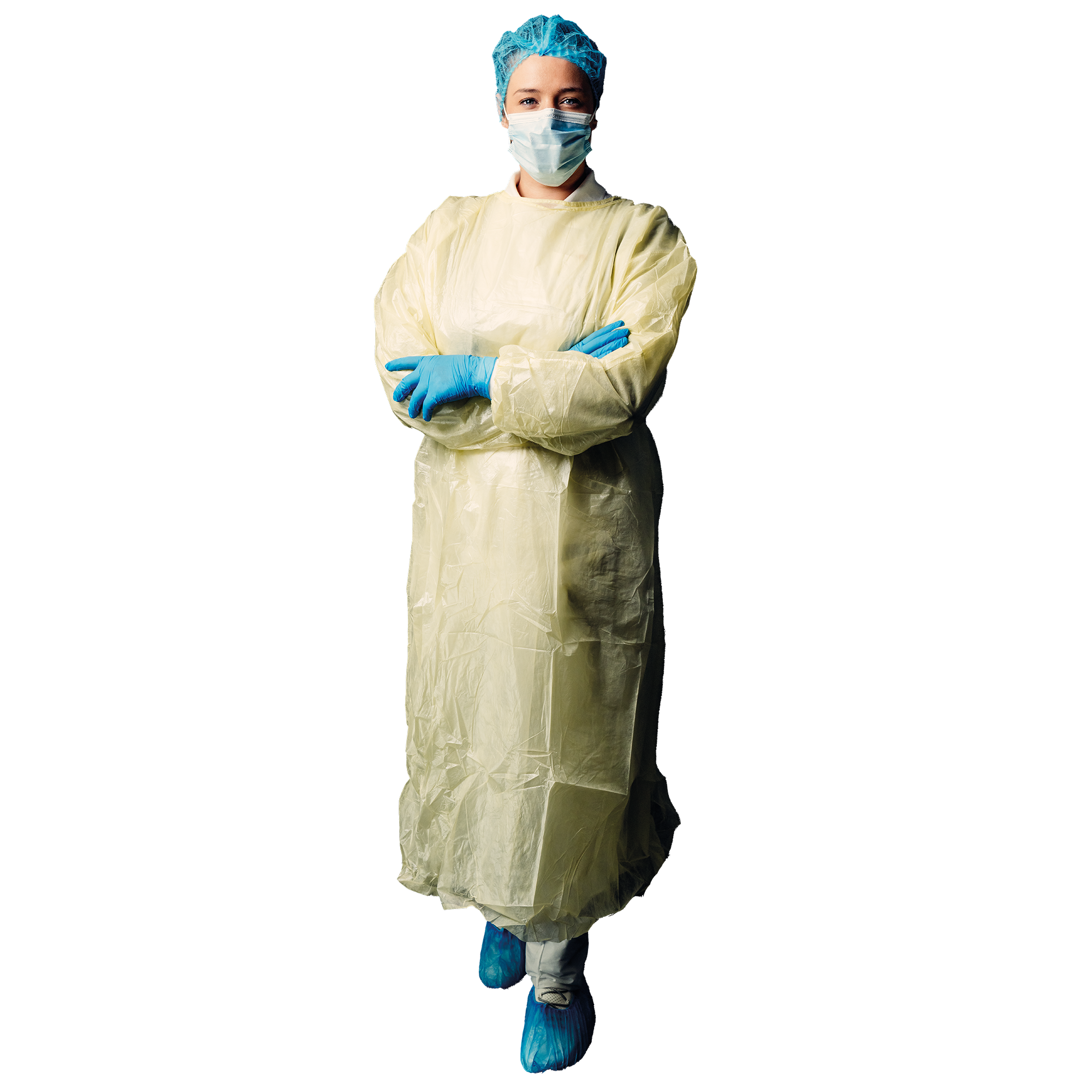 05561-1-Y Mantil za posjet flis žuti L/XL