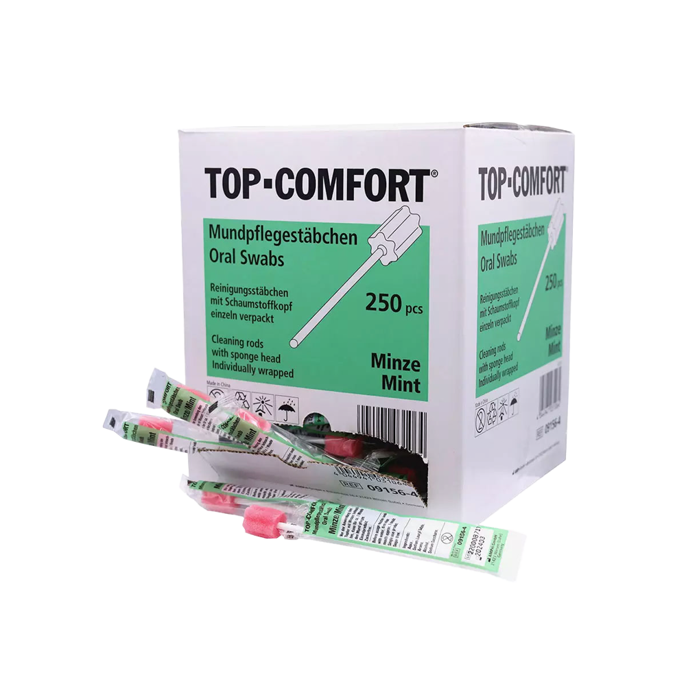 09156-4 Štapići za njegu usne šupljine menta 250 kom