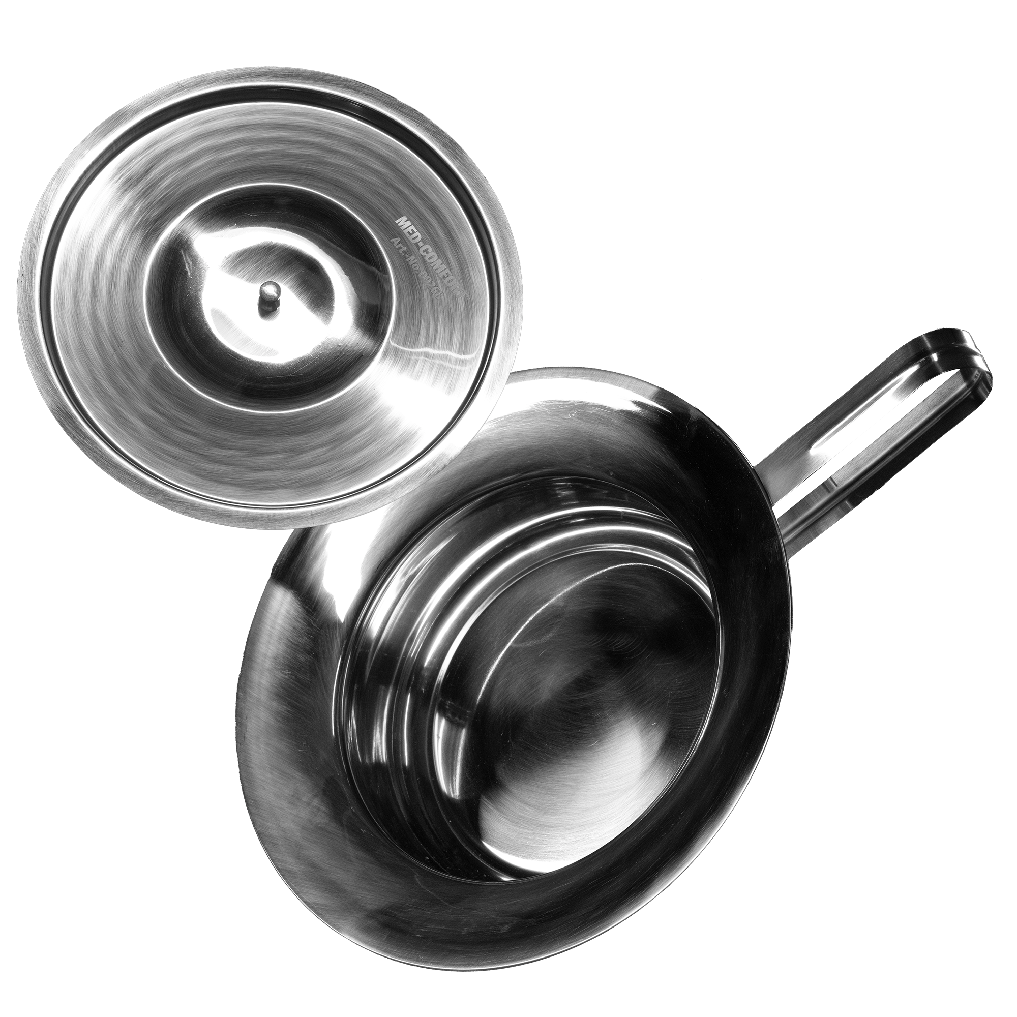 09268 Noćna posuda s poklopcem inox 2 L