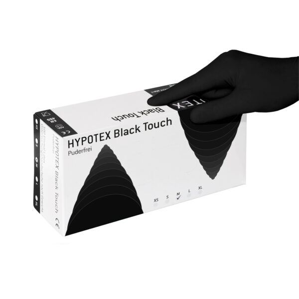 Rukavice Hypotex Black lateks 100/1- 14-033