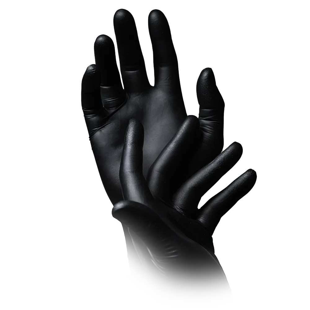 191-012-L Rukavice Black 300 nitril crne 100/1 L