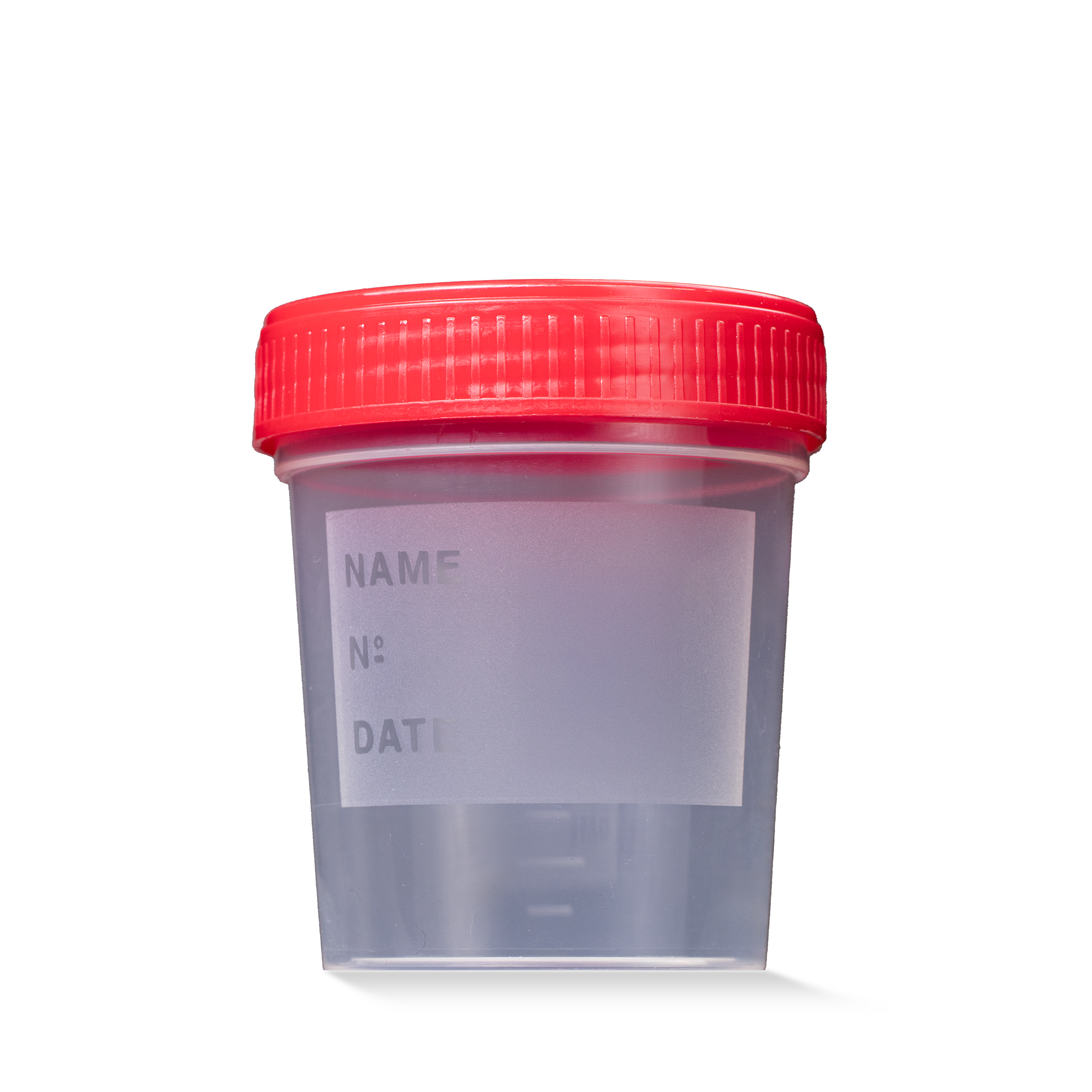 L-09184-R MC Posuda za urin 125 ml sa crvenim zatvaračem