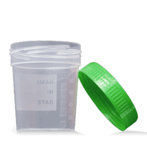 L-09184/100 MC Čaša za urin 100 mL zeleni poklopac 400 kom